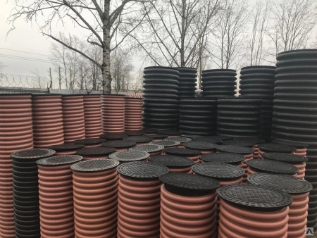 Гофрированная труба колодца Wavin TEGRA 600 SN4 600/670х1000