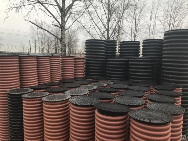 Гофрированная труба колодца Wavin TEGRA 600 SN4 600/670х6000