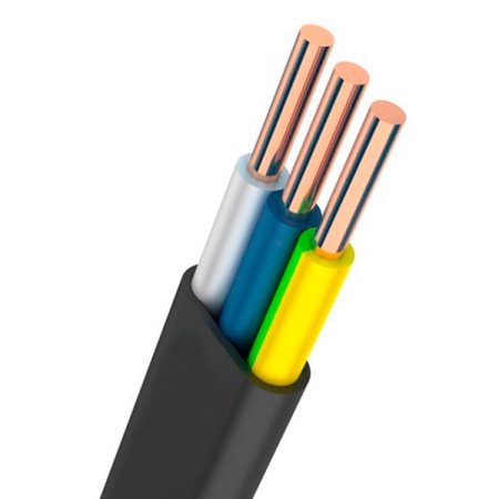 Кабель силовой медный ВВГнг (А)3х6ок-П-0.66