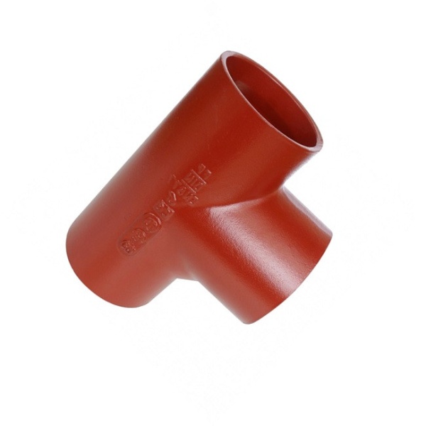 Тройник чугунный безраструбный SML 100х100х45 мм