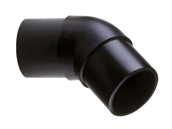 Отвод литой ПЭ 90 мм 45 град. SDR-17 FOX