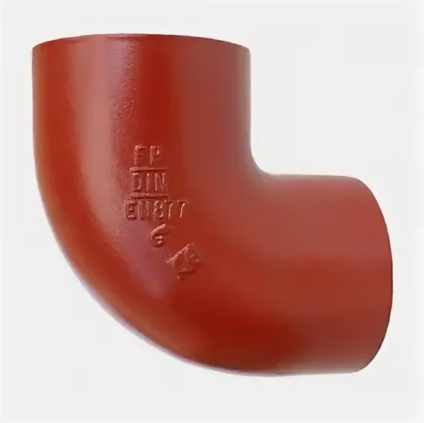 Отвод чугунный безраструбный SML 200х70 мм