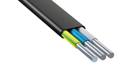 Кабель силовой алюминиевый АВВГ-П 3Х4 ОК-0.66