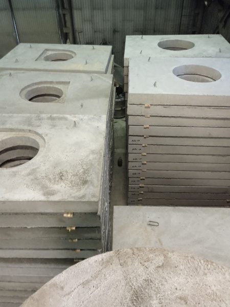 Плита опорная колодца разгрузочная ПД-6