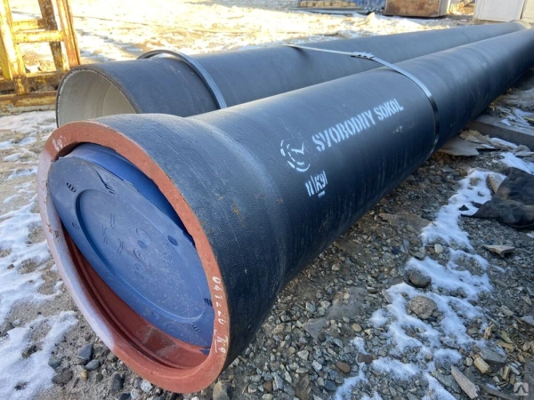 Труба чугунная ВЧШГ 80 мм Тайтон (ЛАК)