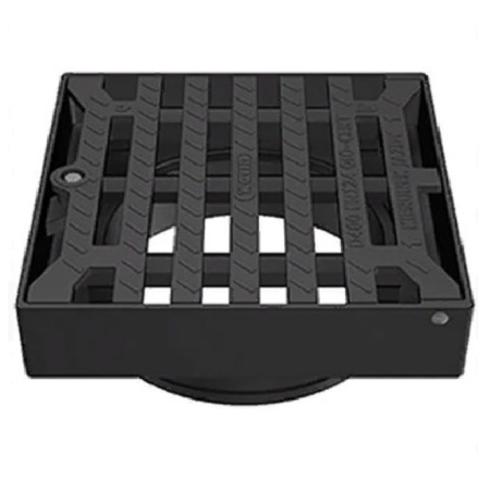 Чугунный дождеприёмник 40 т (D400) квадратный 315 Wavin