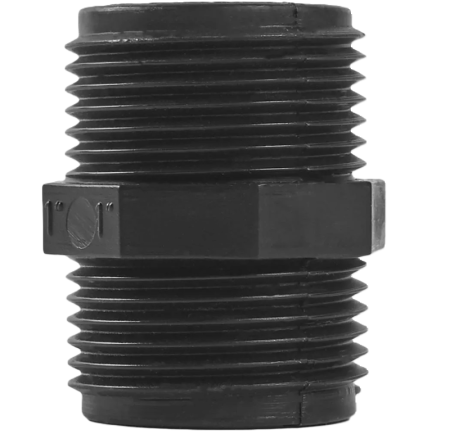 Ниппель клеевой 63 мм ПВХ с наружной резьбой 2