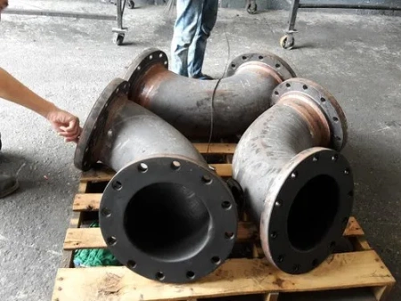 Колено литое 1000 мм фланцевое ВЧШГ УФ