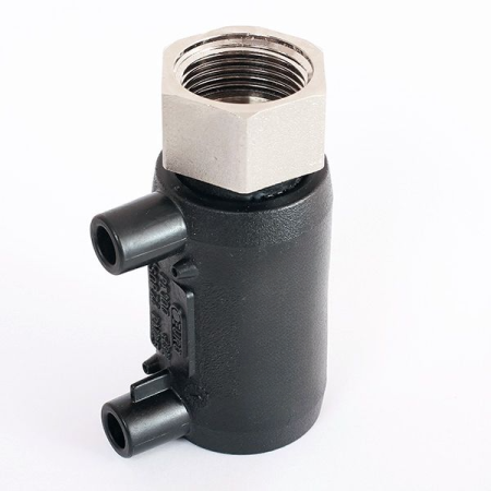 Муфта ПЭ 50 мм с накидной гайкой переходная электросварная SDR-7.4 EUROSTANDART