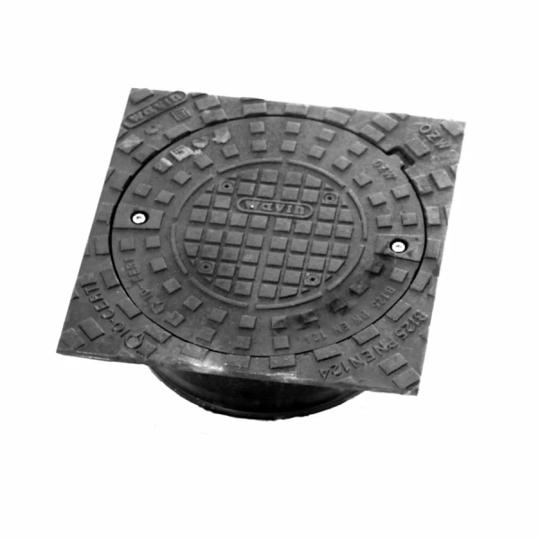 Люк чугунный 12.5 т (В125) 315 Wavin